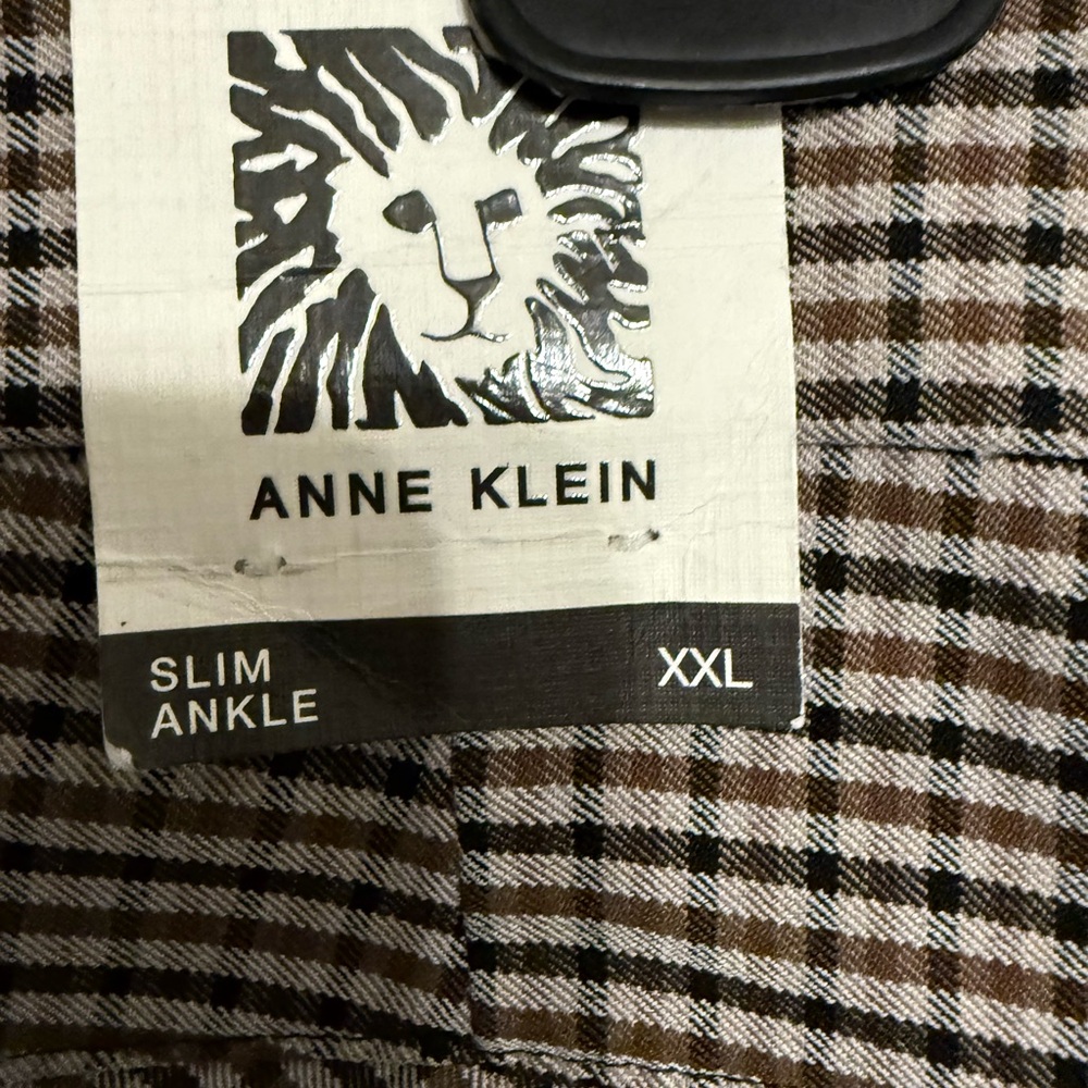 Anne Klein Black and White Checkered Pants - Picture 3 of 3